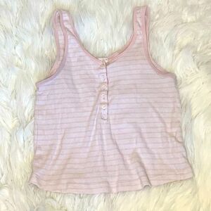 4 for $20//Garage Pink Pyjama Crop Top